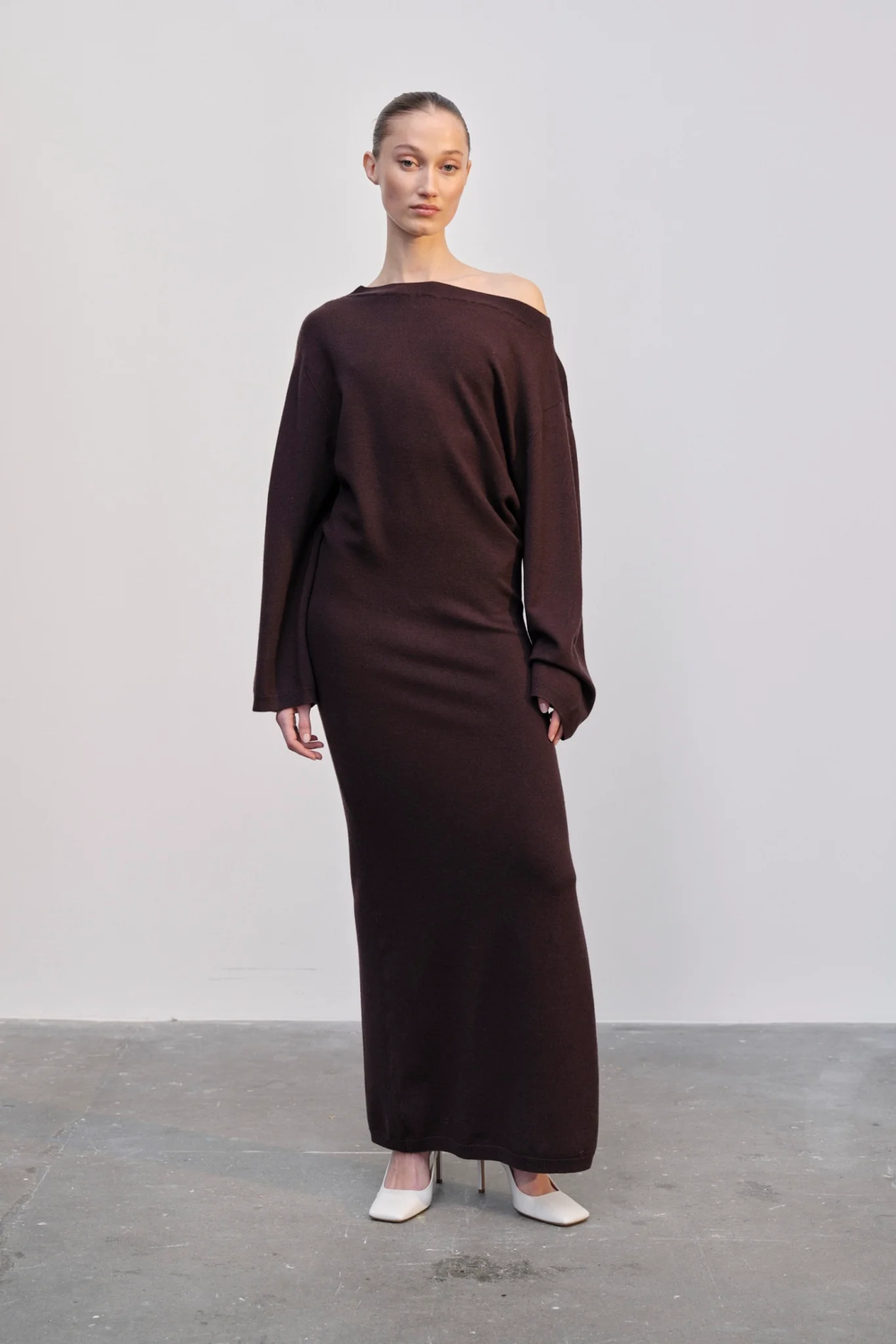 Isabella Knit Dress | Oxblood
