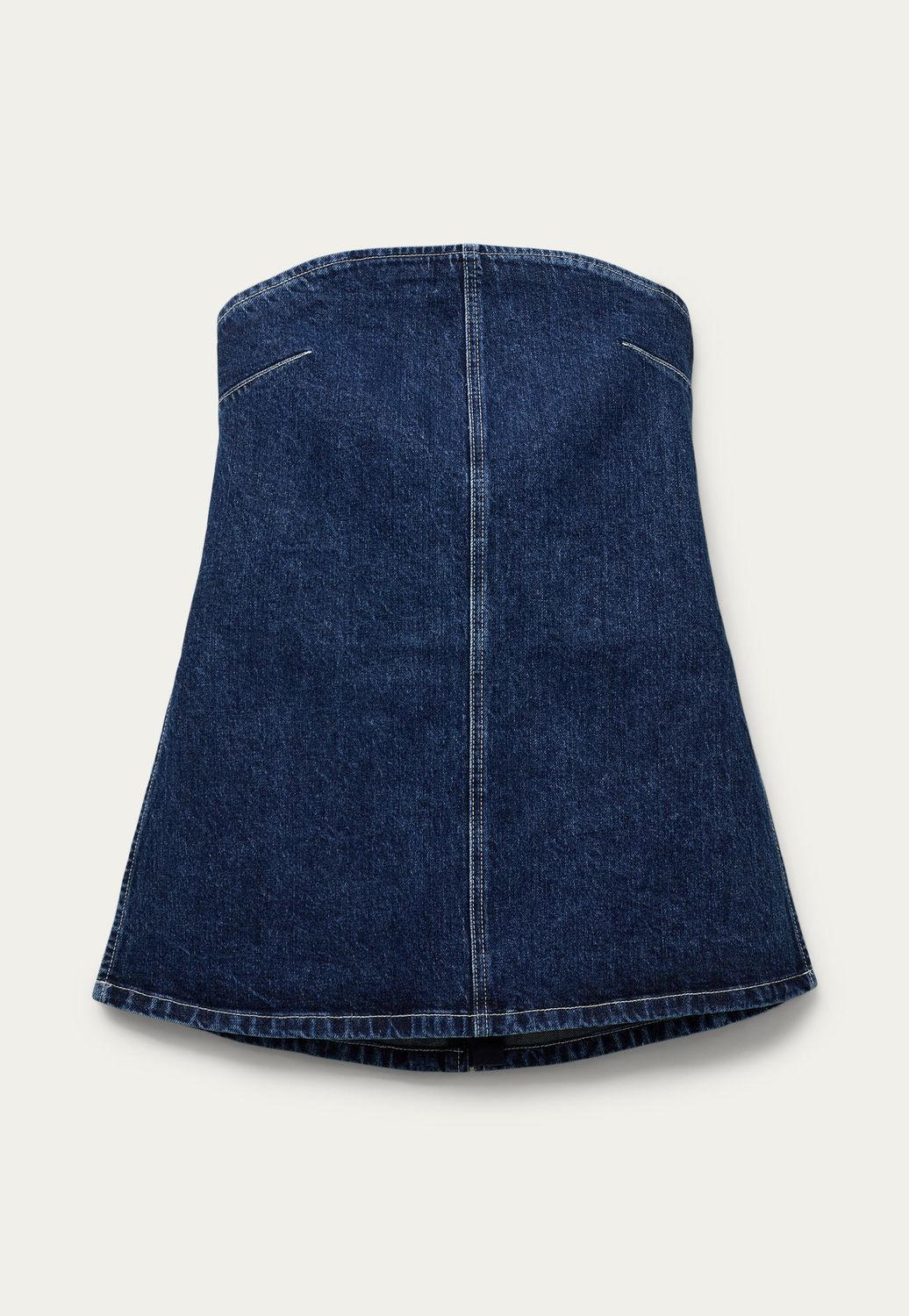 Wayne Bustier Top | Denim
