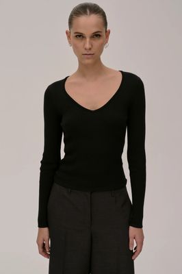 Nova Knit Top | Navy