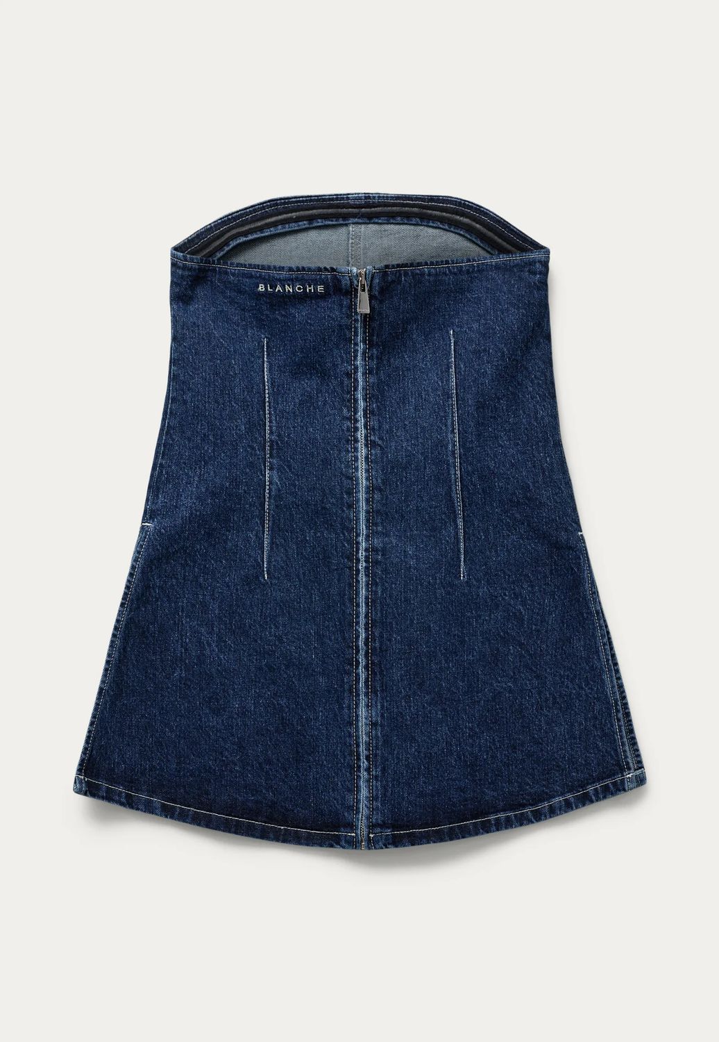 Wayne Bustier Top | Denim