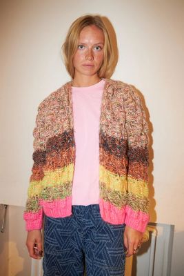 Arena Knit | Brown Rainbow