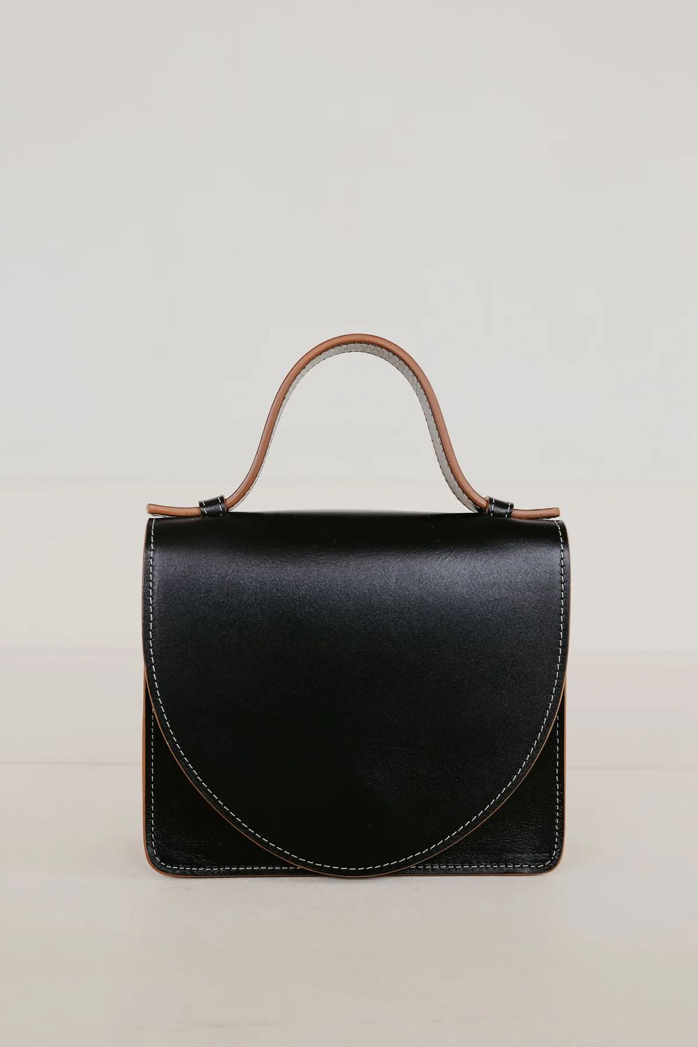 Micro Briefcase | Stitched Black