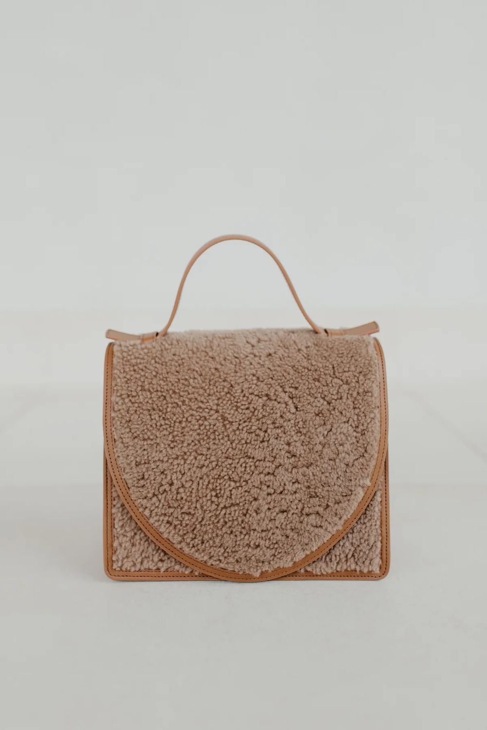 Mini Briefcase | Cognac Teddy