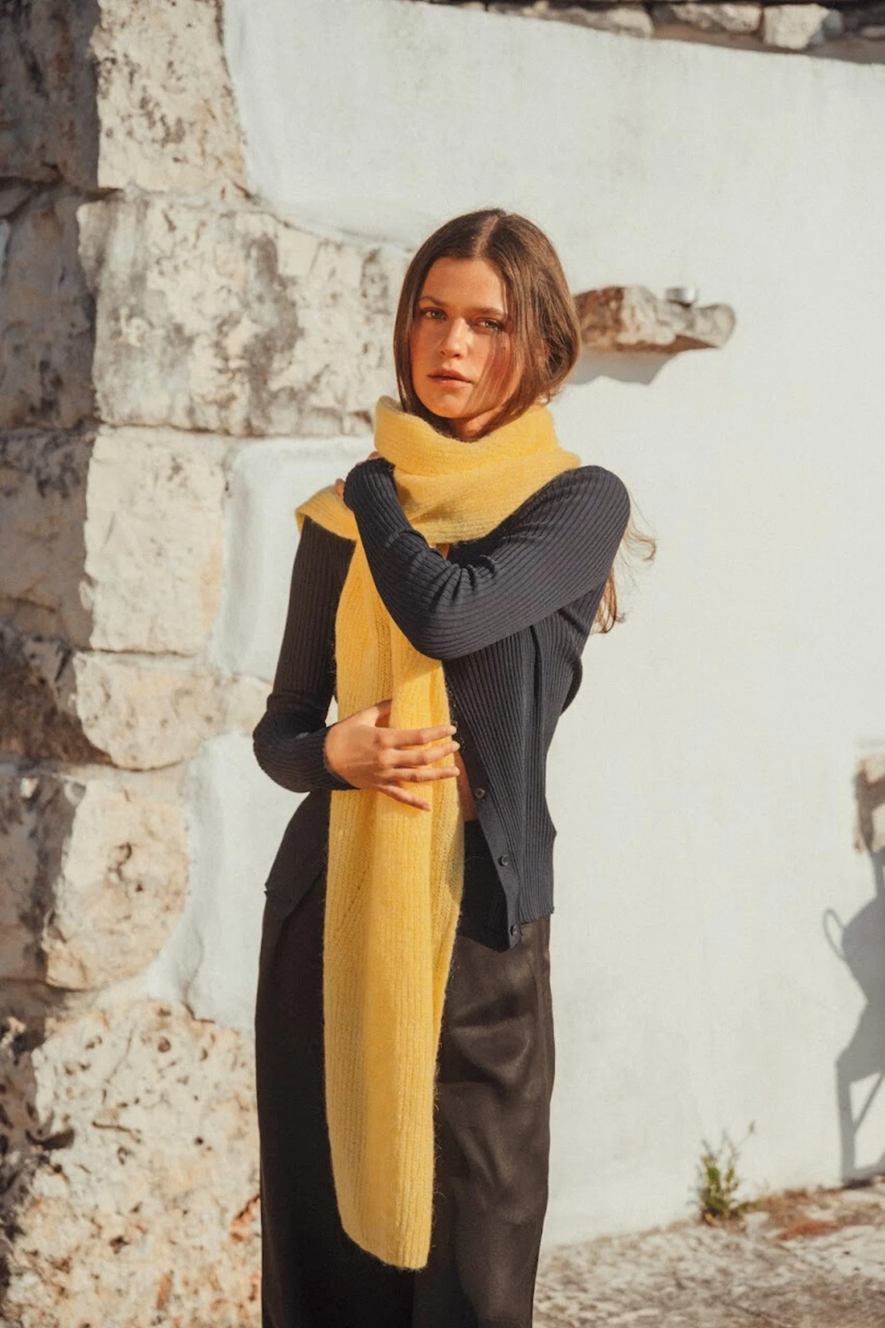 Jille Scarf | Mango Sorbet