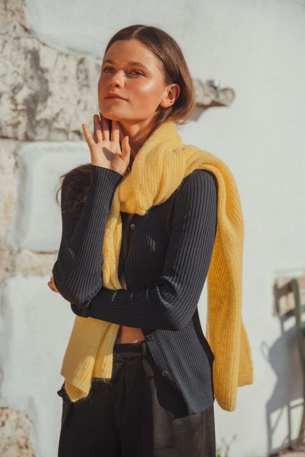 Jille Scarf | Mango Sorbet