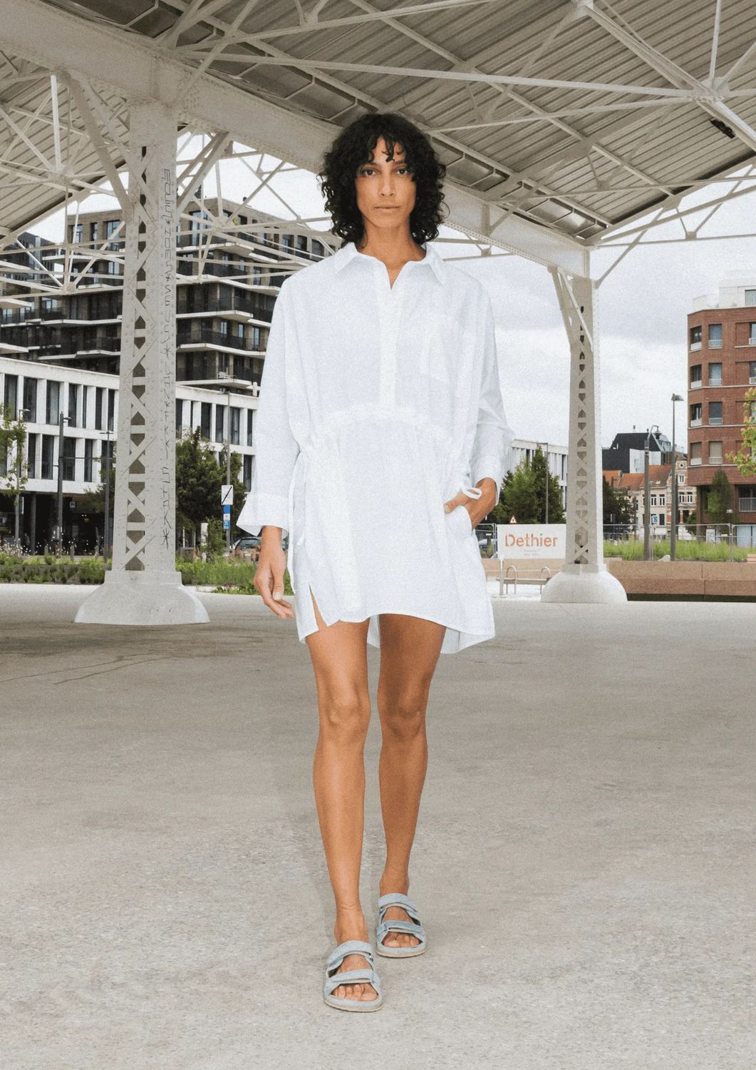 Noah Dress | White