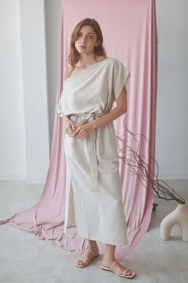 Drape Dress | Natural