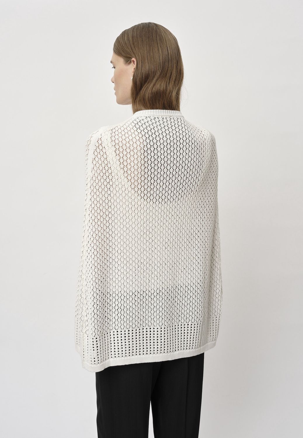 Gabrielle Knit Cape | Creme
