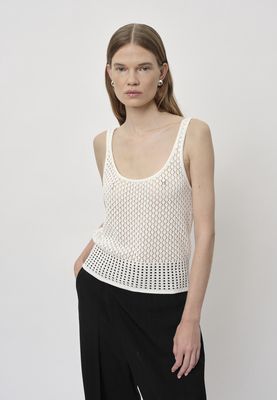 Callum Knit Top | Creme