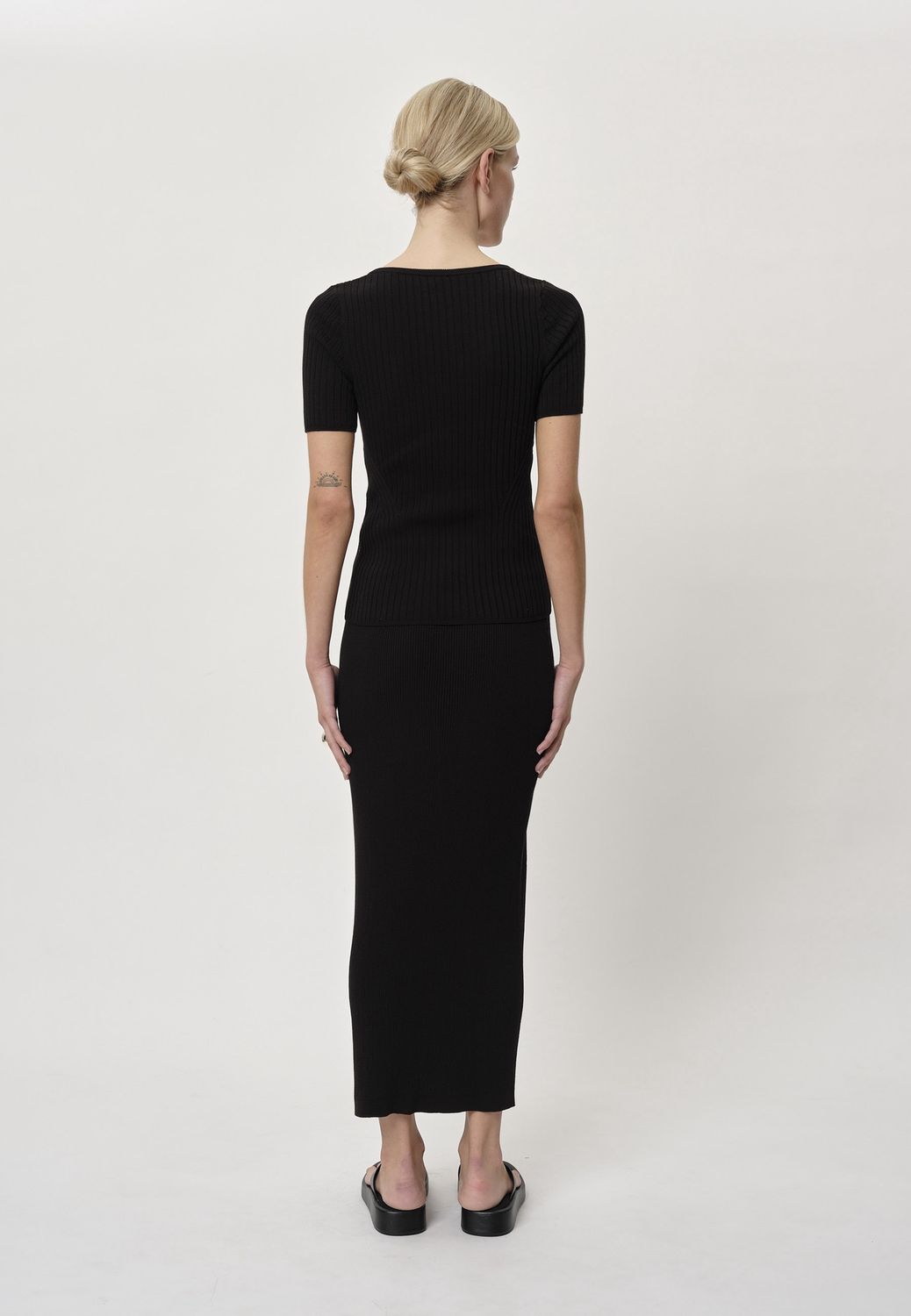 Gina Knit Skirt | Black