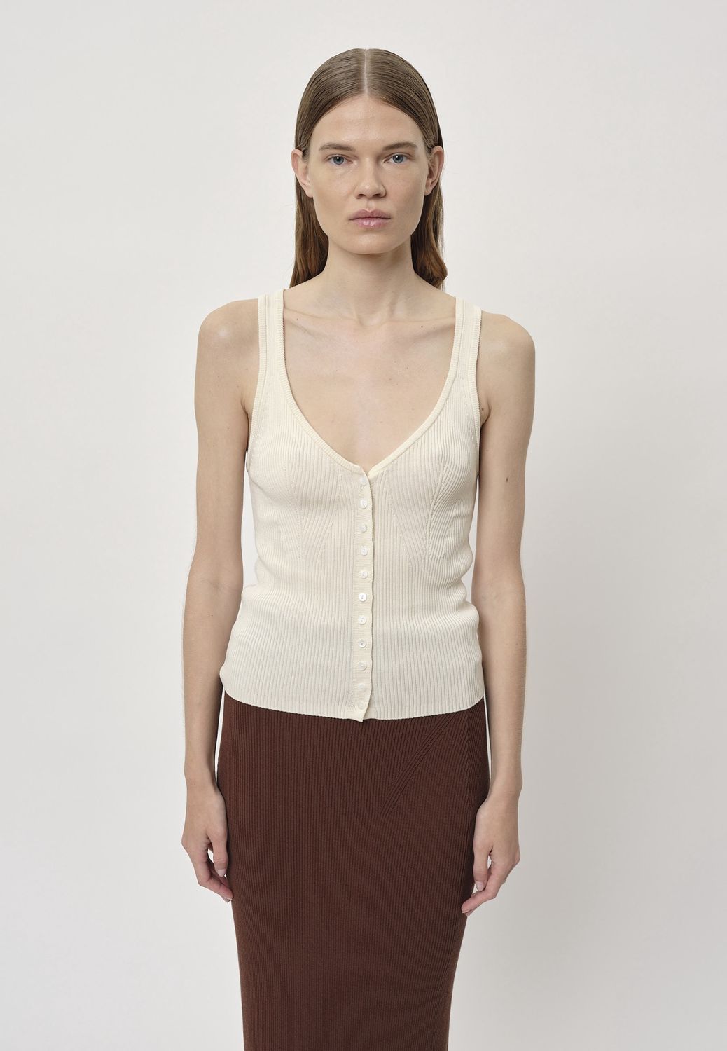 Nellie Knit Top | Creme