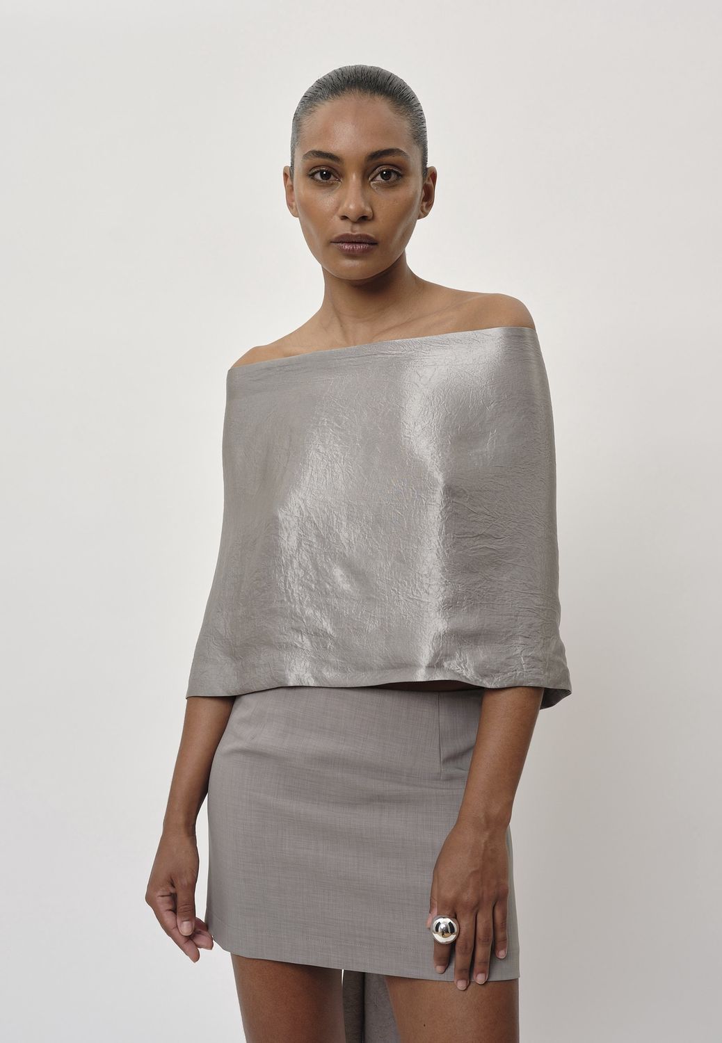 Sawyer Cape | Pearl Grey