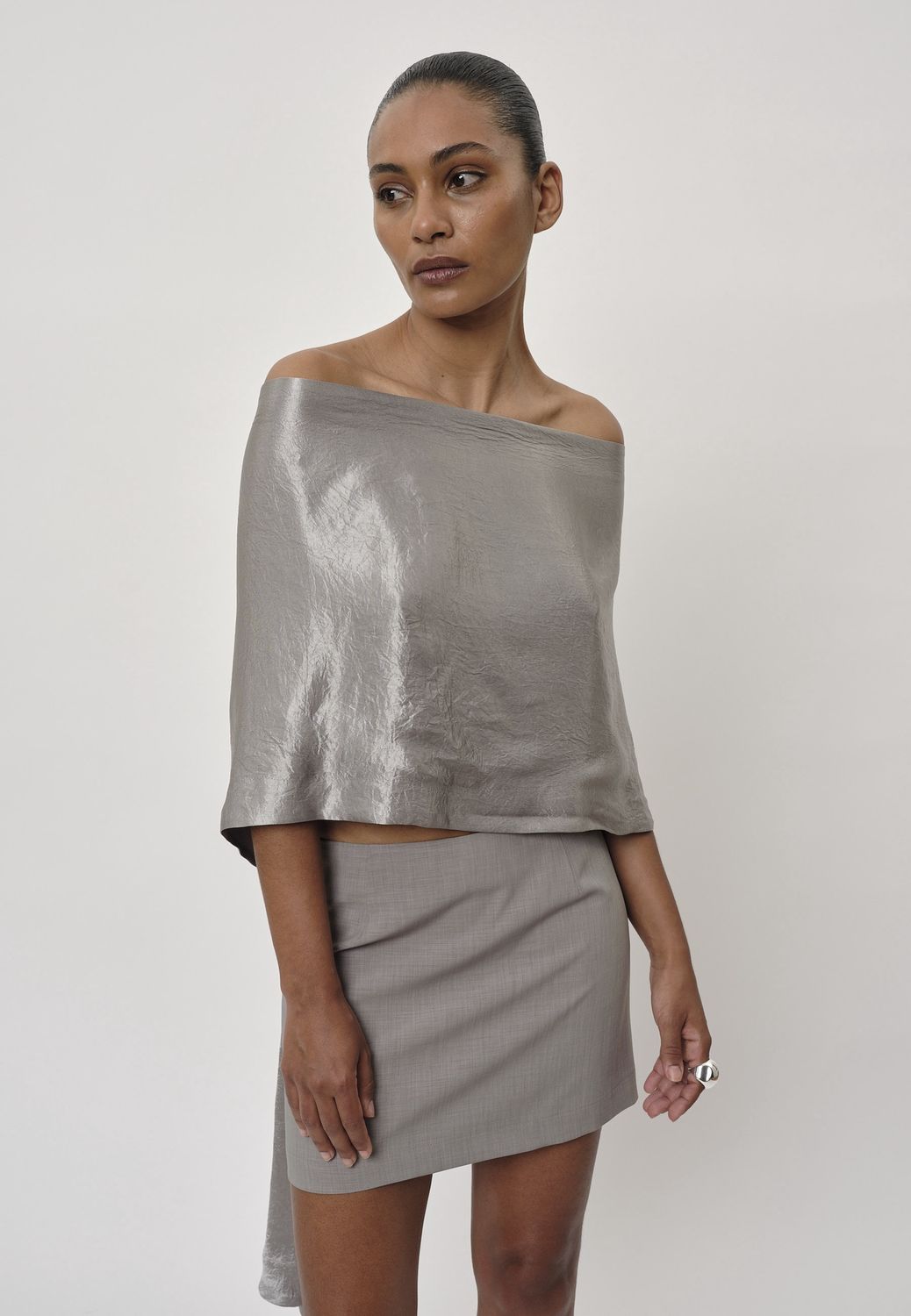 Sawyer Cape | Pearl Grey