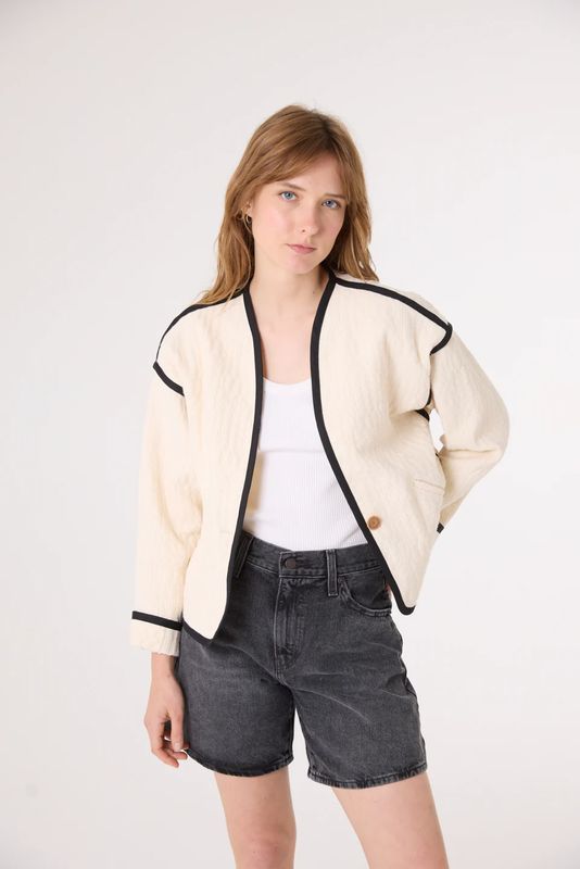 Daria Jacket | Ecru