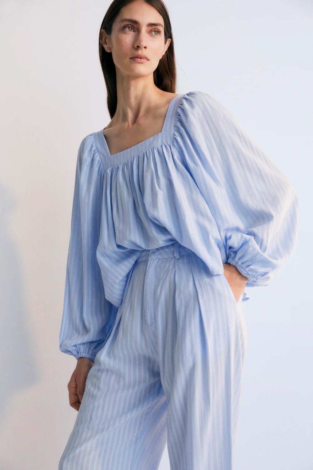 Symi Blouse | Powderblue
