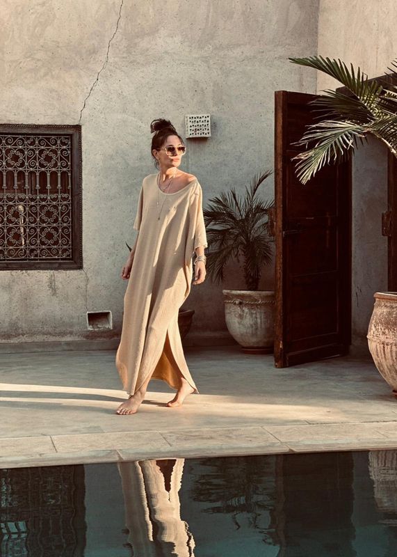 Maxi Dress | Camel