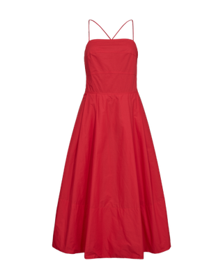 Poplin Dress | Tomato