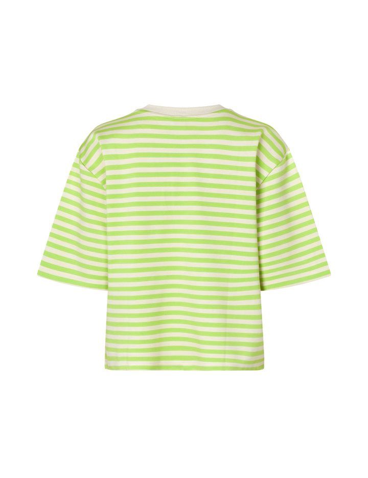 Emrys Tee | Neon Green Striped