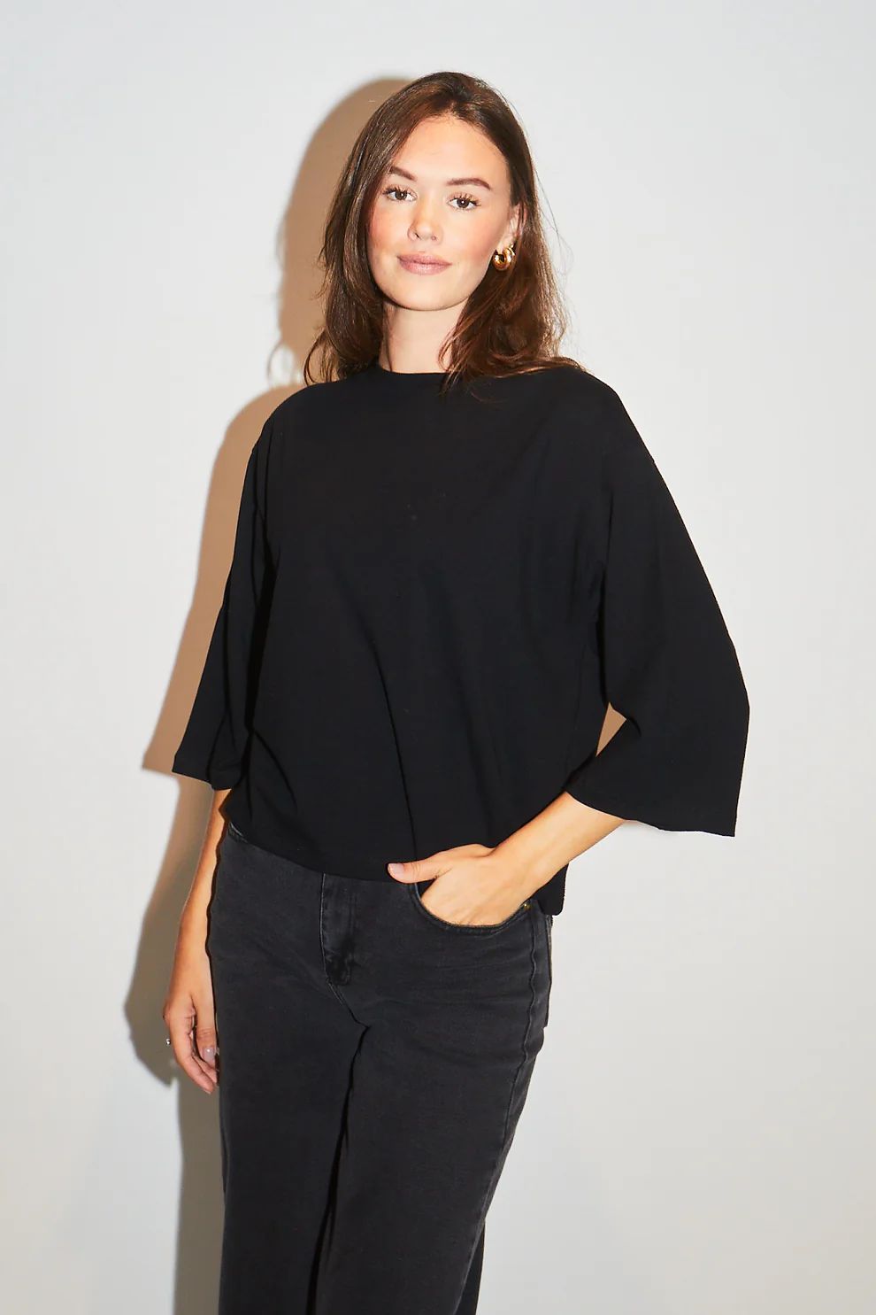 Zizi Tee | Black, Maat: XS