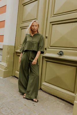 Clemence Pants | Khaki