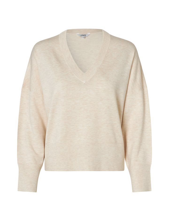 Gillian V-Knit | Sugar Melange, Maat: XS/S