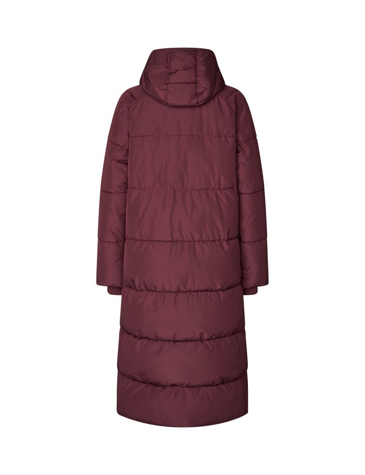 Ela Slit Coat | Wine
