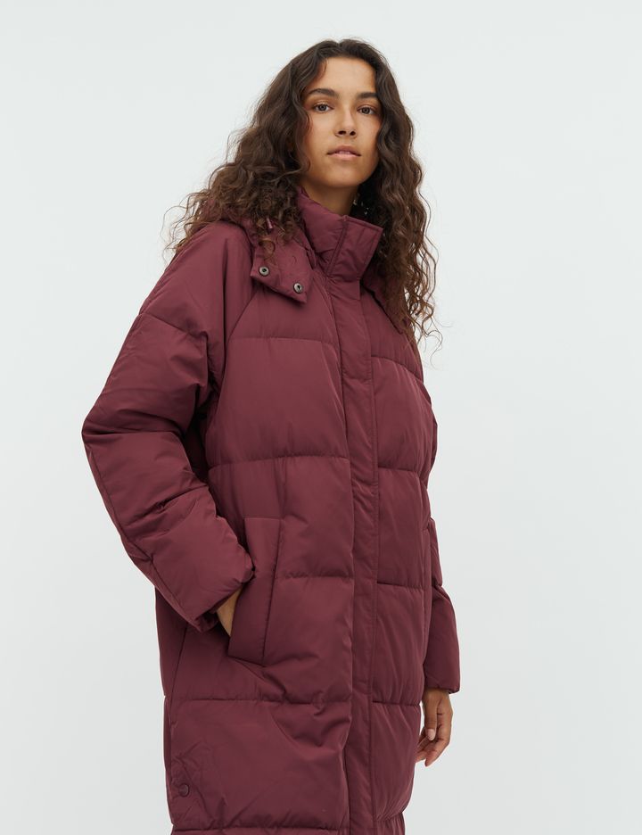 Ela Slit Coat | Wine