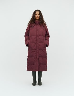 Ela Slit Coat | Wine