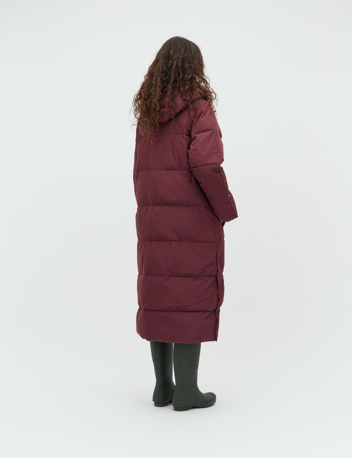 Ela Slit Coat | Wine