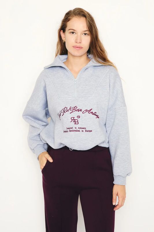 Chelsea Sweater | Grey Melange