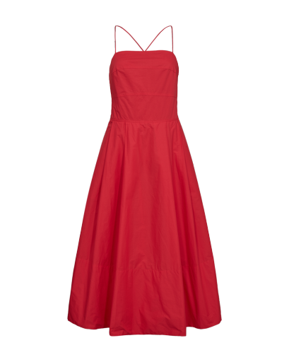 Poplin Dress | Tomato