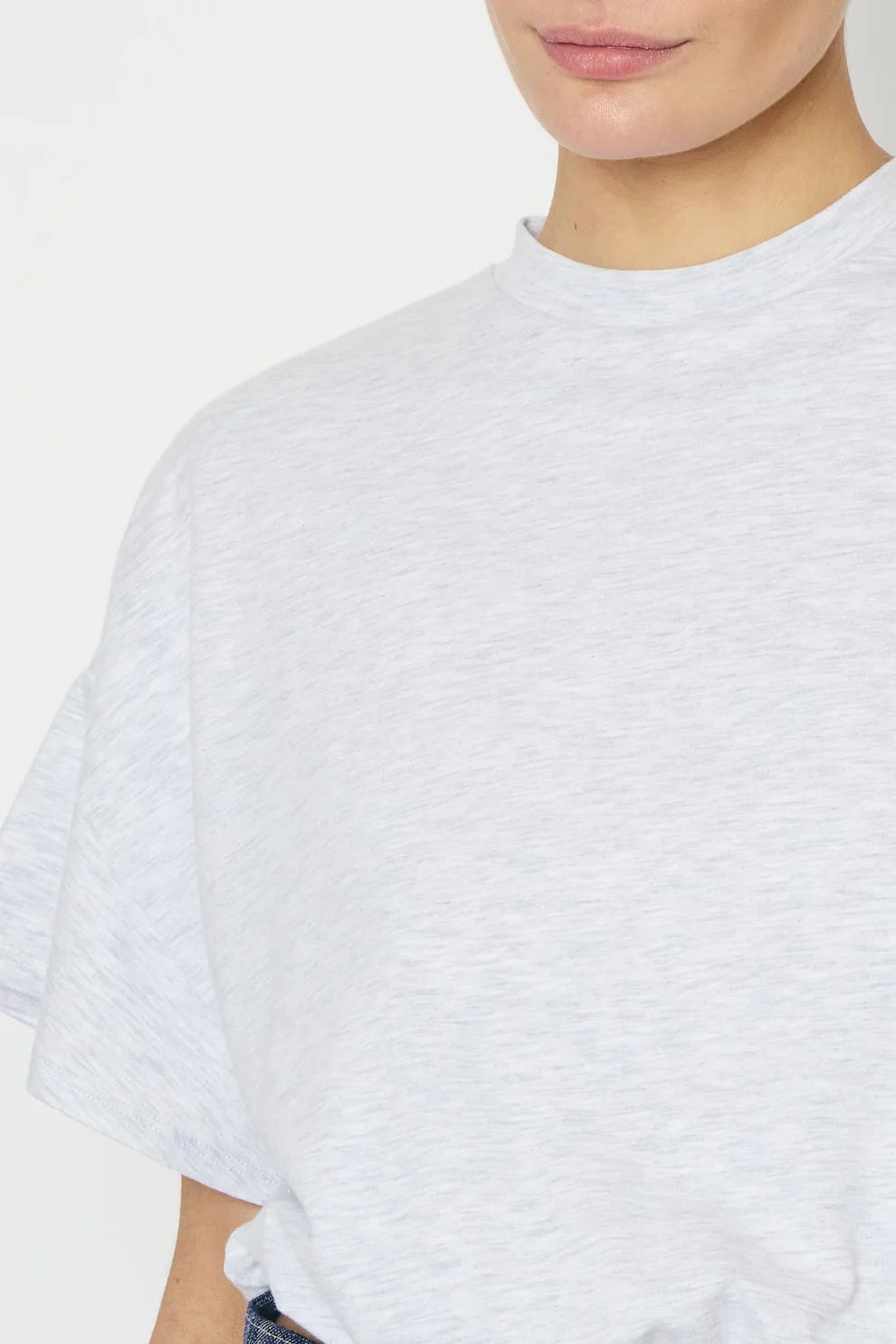 Raffa Top | White Melange