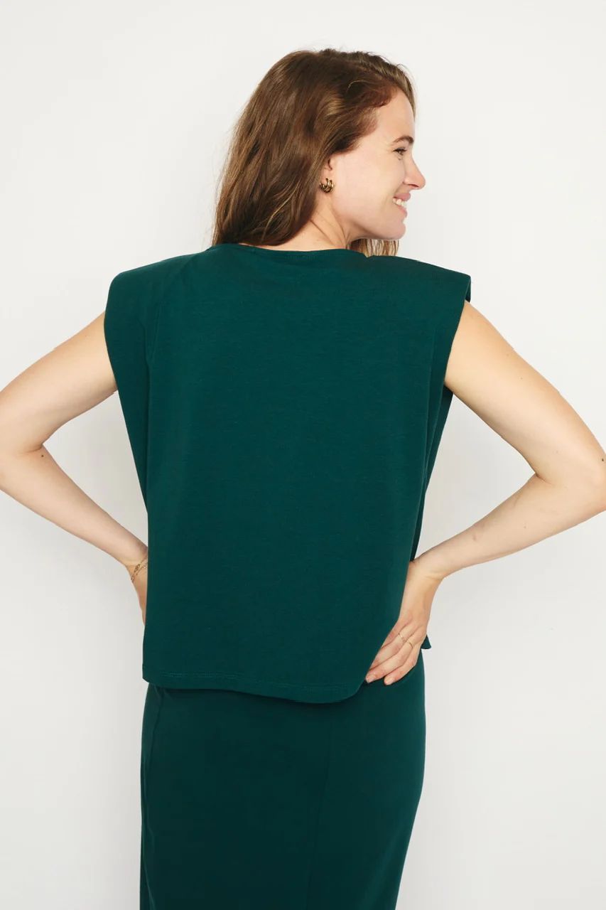 Lien Top | Forest Green