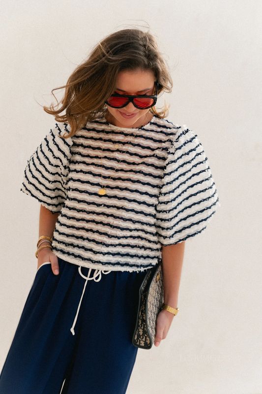 Charlotte Blouse | Navy