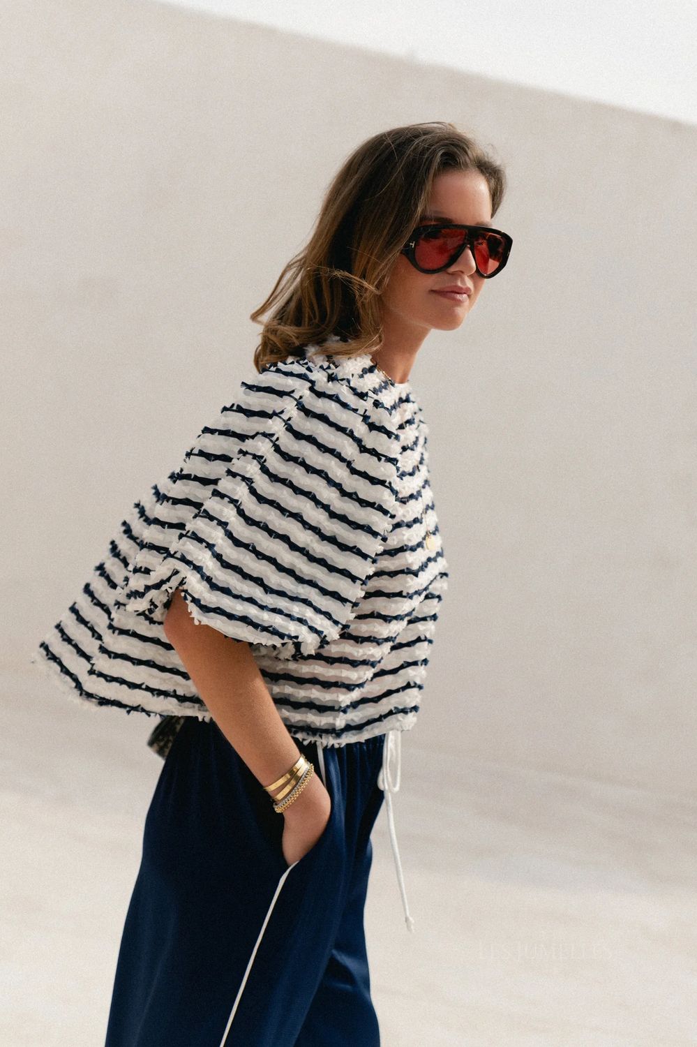 Charlotte Blouse | Navy