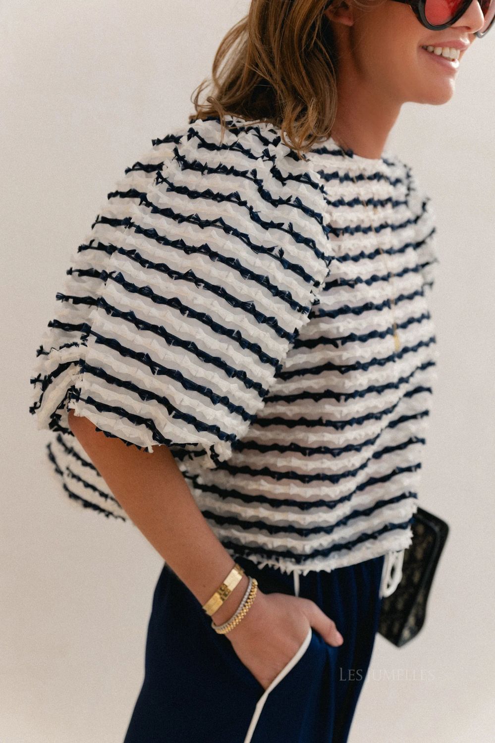 Charlotte Blouse | Navy