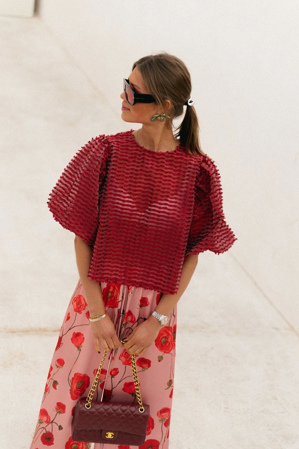 Charlotte Blouse | Mauvewood, Size: S