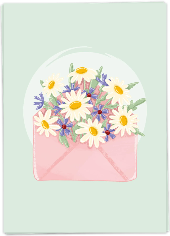 Flowers Mail Card