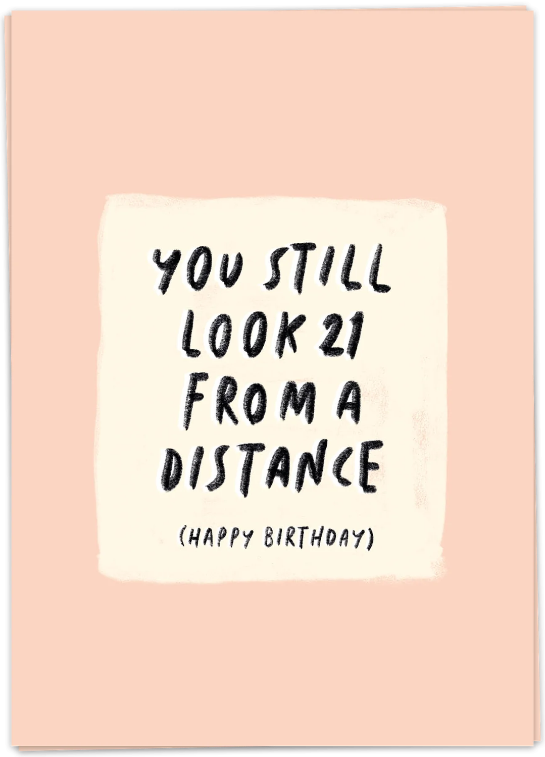 21 from a distance Card