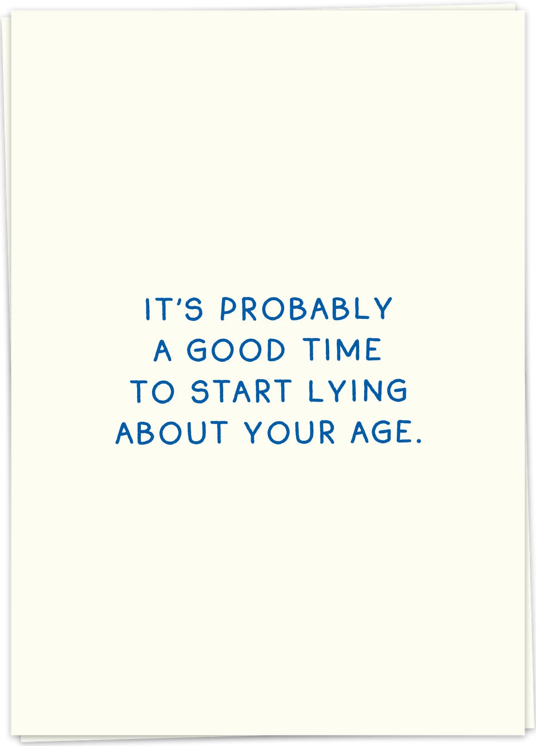 Start Lying Card