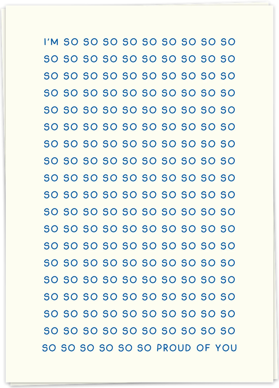 So So So Proud Card