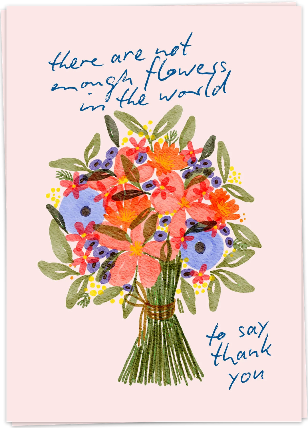 Flowers Thank You Card