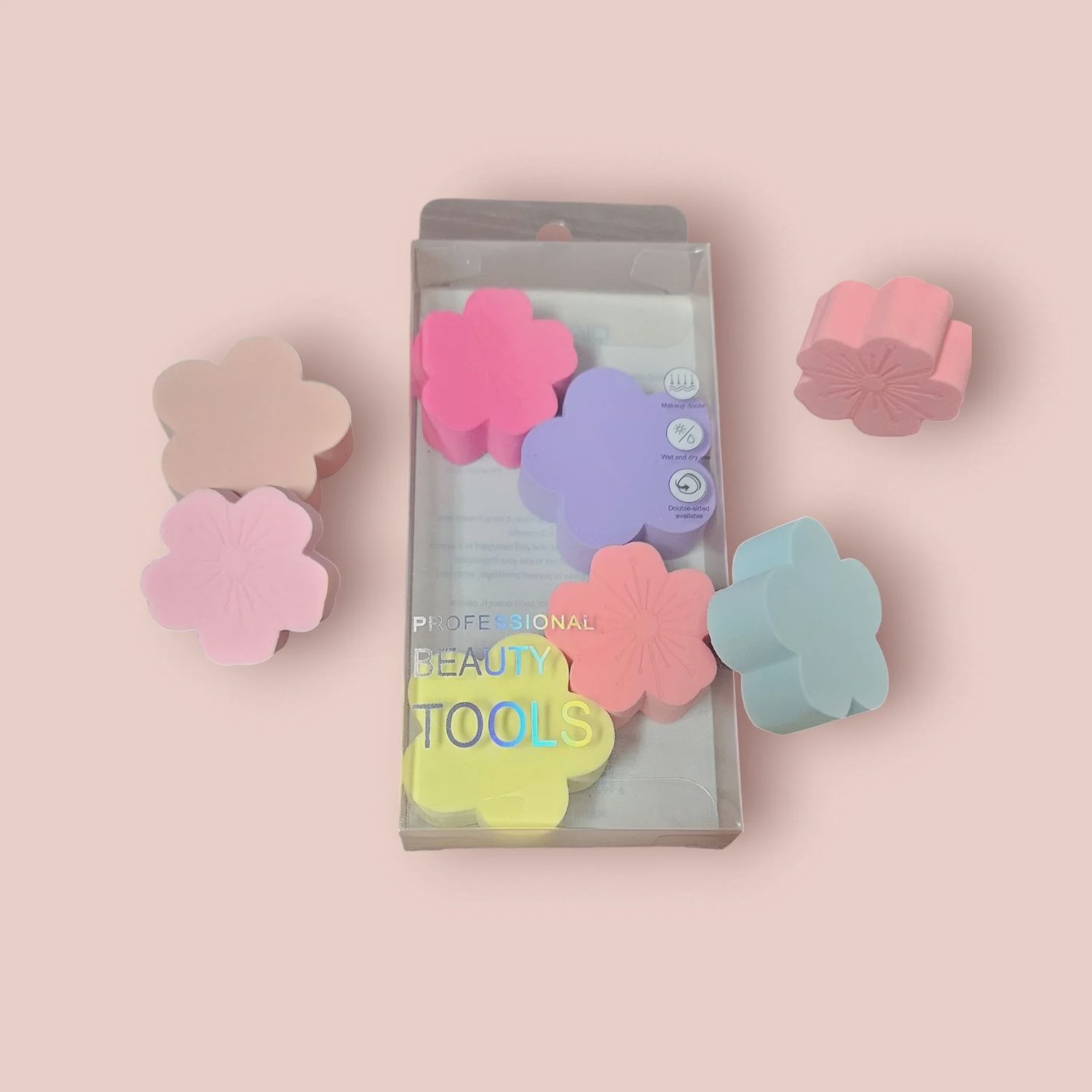 Flower Makeup Sponges 4 pk
