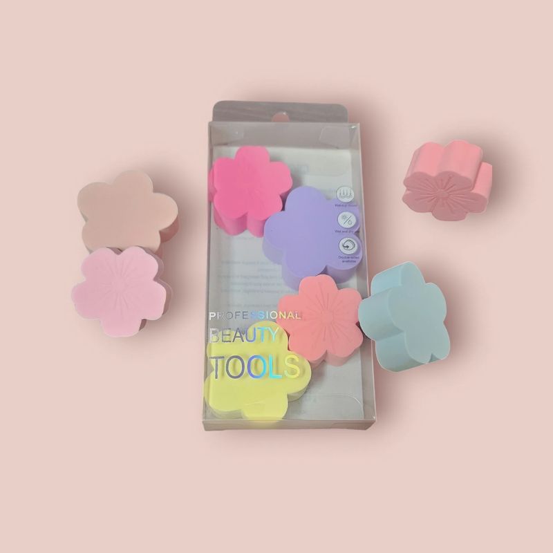 Flower Makeup Sponges 4 pk