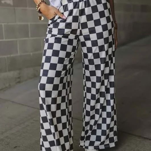 Checkered Pants