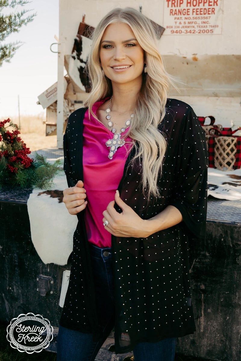 Stars at Night Cardigan OS