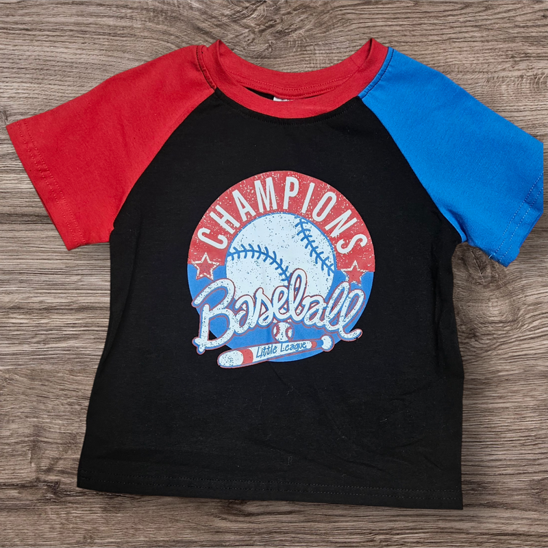 Kids Baseball Champion Tee