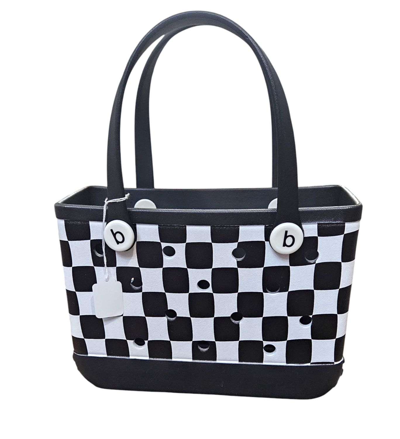 Checkered Mini B Bag