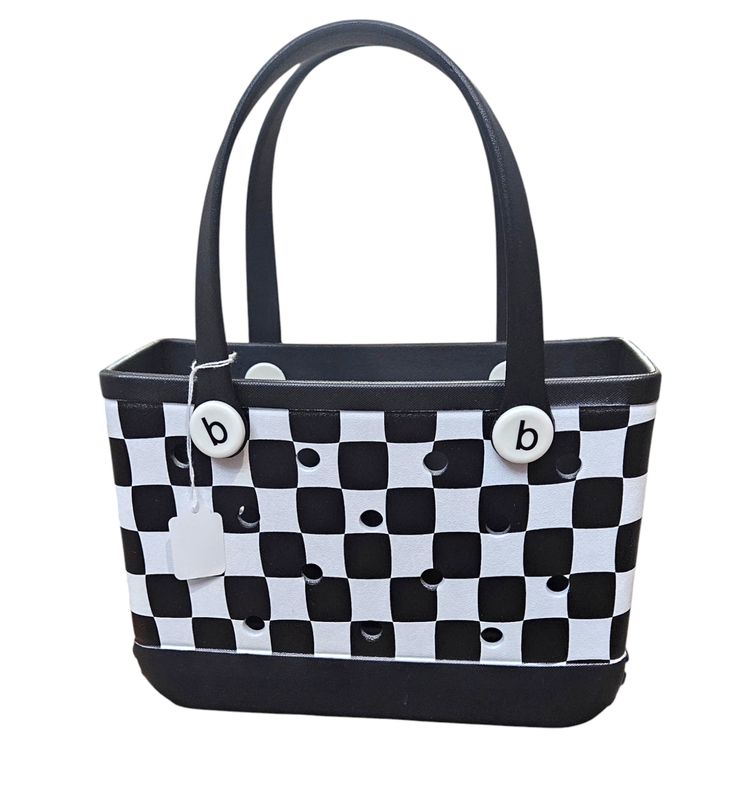 Checkered Mini B Bag