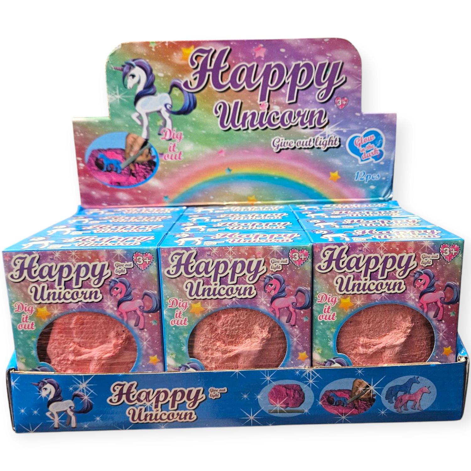 Unicorn Dig Kit (Glows in Dark)